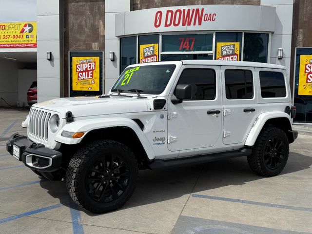 2021 Jeep Wrangler Unlimited Sahara 4xe | Calexico, CA | psv5 DEMO - Auto Depot of Calexico 2021 Jeep Wrangler Unlimited Sahara 4xe | Calexico, CA | psv5 DEMO - Auto Depot of Calexico