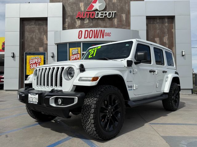 2021 Jeep Wrangler Unlimited Sahara 4xe | Calexico, CA | psv5 DEMO - Auto Depot of Calexico 2021 Jeep Wrangler Unlimited Sahara 4xe | Calexico, CA | psv5 DEMO - Auto Depot of Calexico