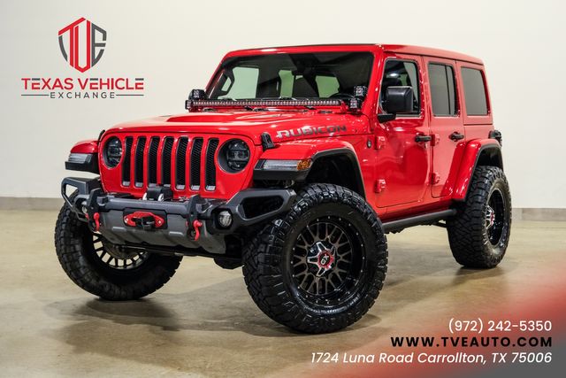 2021 Jeep Wrangler Unlimited Rubicon 4X4 SKY TOP,LIFTED,BUMPERS,LED'S | Carrollton, TX | Texas Vehicle Exchange
