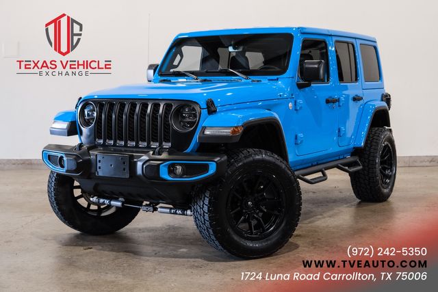2021 Jeep Wrangler Unlimited Sahara 4X4, LIFTED, HARDTOP, ONLY 15k | Carrollton, TX | Texas Vehicle Exchange