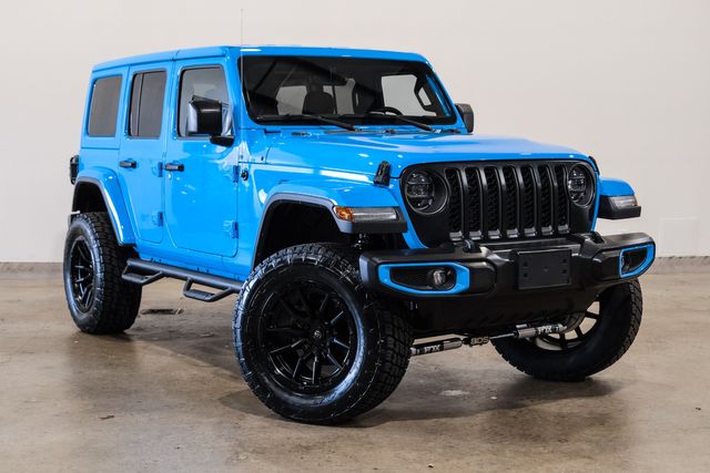 2021 Jeep Wrangler Unlimited Sahara 4X4, LIFTED, HARDTOP, ONLY 15k | Carrollton, TX | Texas Vehicle Exchange