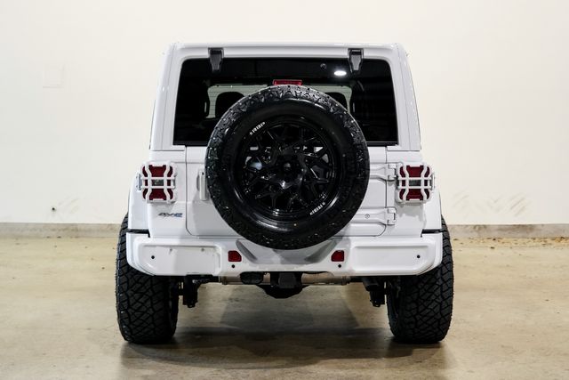 2021 Jeep Wrangler Unlimited Sahara 4XE,4X4,SKY TOP, LIFTED,LTHR, 32K | Carrollton, TX | Texas Vehicle Exchange