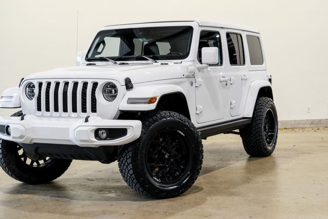 2021 Jeep Wrangler Unlimited Sahara 4XE,4X4,SKY TOP, LIFTED,LTHR, 32K | Carrollton, TX | Texas Vehicle Exchange
