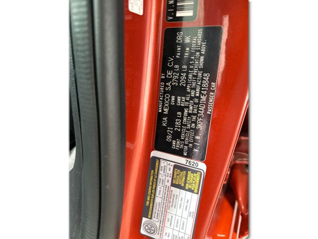 2021 Kia FORTE GT LINE 2021 Kia FORTE GT LINE