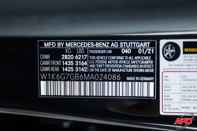 2021 Mercedes-Benz S-Class S 580 4MATIC 2021 Mercedes-Benz S-Class S 580 4MATIC