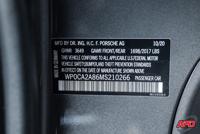 2021 Porsche 718 Boxster Base 2021 Porsche 718 Boxster Base