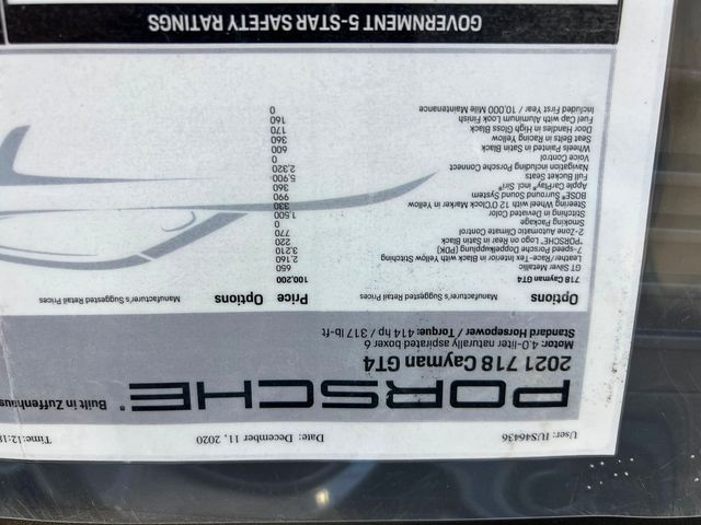 2021 Porsche 718 Cayman GT4 | Longwood, FL | Millenia Motors