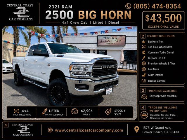 2021 Ram 2500 Big Horn | Grover Beach, CA | Central Coast Car Company
