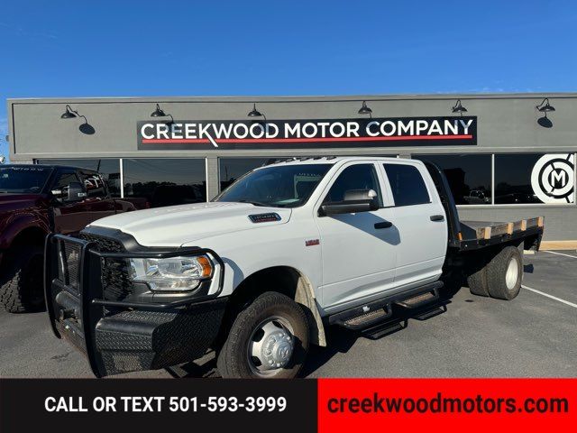 2021 Ram 3500 FLATBED Dually 4x4 6.4L Hemi GAS Financing White