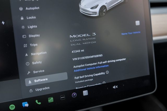 2021 Tesla Model 3 Long Range Full Self Driving Blind Spot Lane Keep