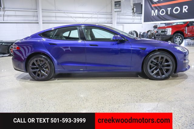 2021 Tesla Model S Plaid Carbon AWD Low Miles Blue 21s Financing NICE