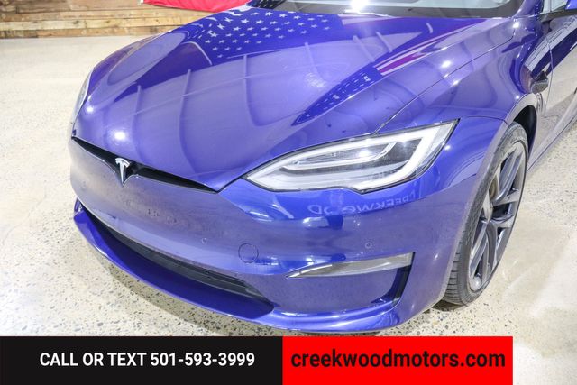 2021 Tesla Model S Plaid Carbon AWD Low Miles Blue 21s Financing NICE