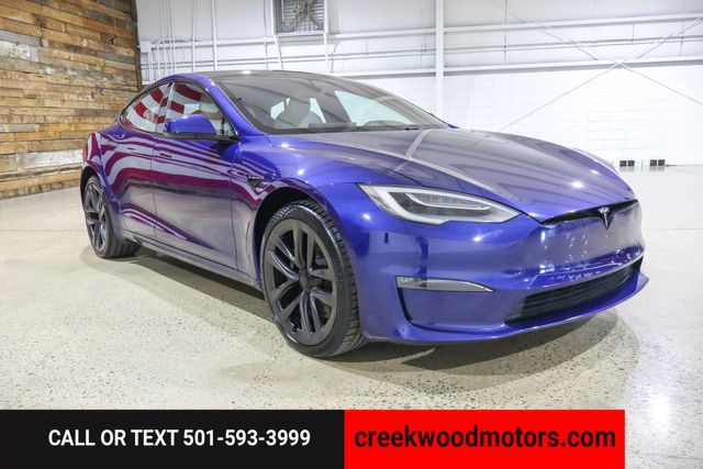 2021 Tesla Model S Plaid Carbon AWD Low Miles Blue 21s Financing NICE