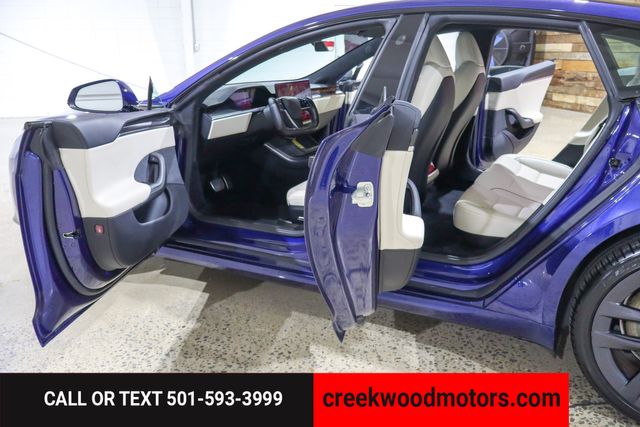 2021 Tesla Model S Plaid Carbon AWD Low Miles Blue 21s Financing NICE
