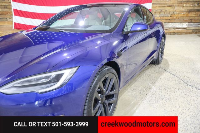 2021 Tesla Model S Plaid Carbon AWD Low Miles Blue 21s Financing NICE