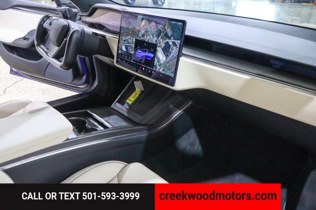 2021 Tesla Model S Plaid Carbon AWD Low Miles Blue 21s Financing NICE