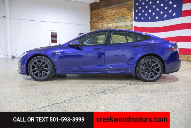 2021 Tesla Model S Plaid Carbon AWD Low Miles Blue 21s Financing NICE