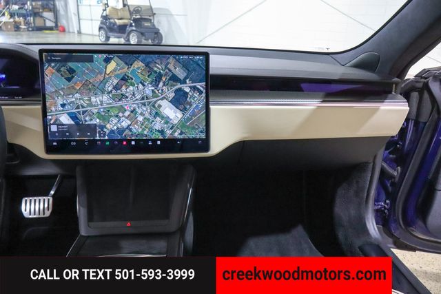 2021 Tesla Model S Plaid Carbon AWD Low Miles Blue 21s Financing NICE