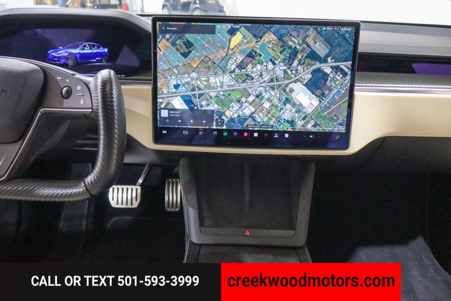 2021 Tesla Model S Plaid Carbon AWD Low Miles Blue 21s Financing NICE