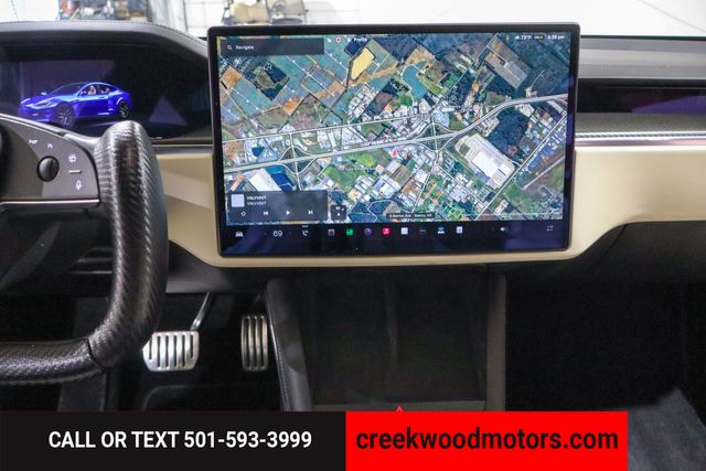 2021 Tesla Model S Plaid Carbon AWD Low Miles Blue 21s Financing NICE