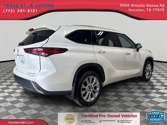 2021 Toyota HIGHLANDER LIMITED | Houston, TX | Texas Star Motors