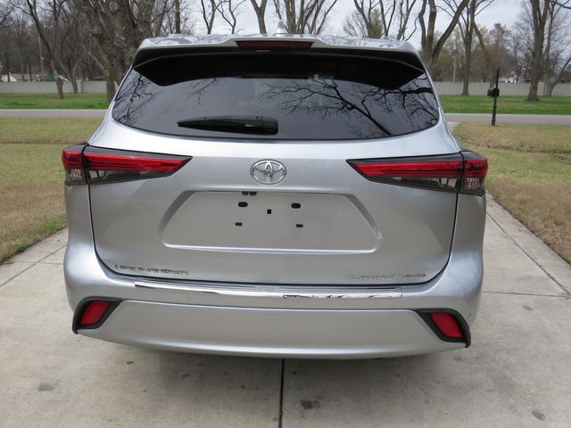 2021 Toyota Highlander Platinum AWD   MSRP New $50,742