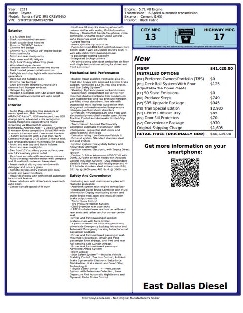2021 Toyota Tundra SR5 | Dallas, TX | East Dallas Diesel 2021 Toyota Tundra SR5 | Dallas, TX | East Dallas Diesel