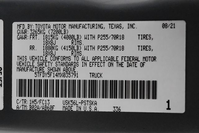 2021 Toyota Tundra SR5 CrewMax 4WD TSS Pkg OneOwner | Dallas, TX | Stevens Motor Company LLC