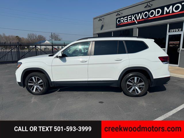 2021 Volkswagen Atlas SE 4Motion AWD 4x4 Leather Financing White CLEAN 2021 Volkswagen Atlas SE 4Motion AWD 4x4 Leather Financing White CLEAN
