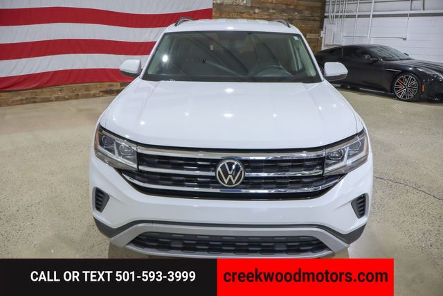 2021 Volkswagen Atlas SE 4Motion AWD 4x4 Leather Financing White CLEAN
