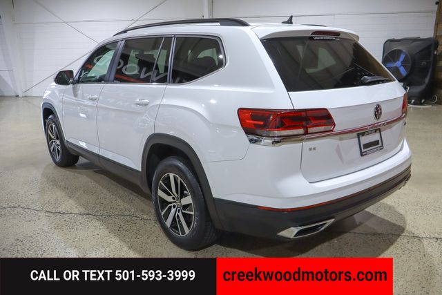 2021 Volkswagen Atlas SE 4Motion AWD 4x4 Leather Financing White CLEAN