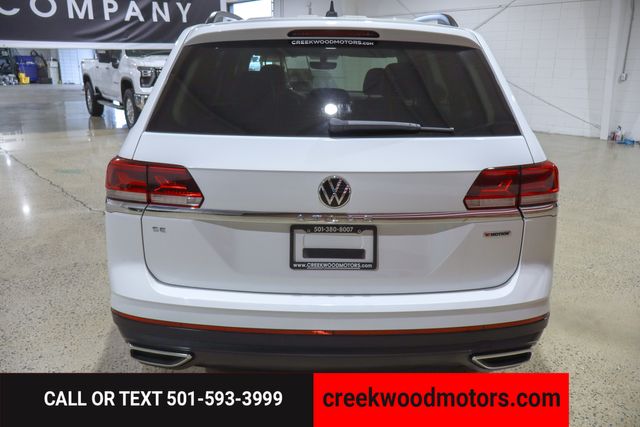 2021 Volkswagen Atlas SE 4Motion AWD 4x4 Leather Financing White CLEAN