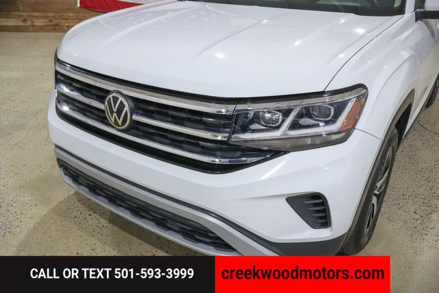 2021 Volkswagen Atlas SE 4Motion AWD 4x4 Leather Financing White CLEAN