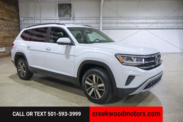 2021 Volkswagen Atlas SE 4Motion AWD 4x4 Leather Financing White CLEAN