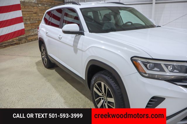 2021 Volkswagen Atlas SE 4Motion AWD 4x4 Leather Financing White CLEAN