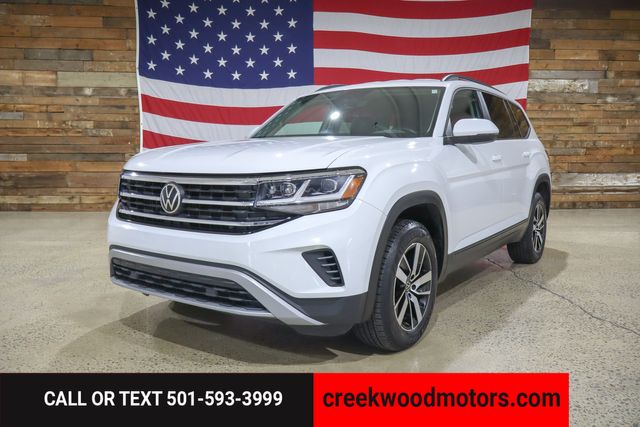 2021 Volkswagen Atlas SE 4Motion AWD 4x4 Leather Financing White CLEAN 2021 Volkswagen Atlas SE 4Motion AWD 4x4 Leather Financing White CLEAN