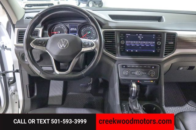 2021 Volkswagen Atlas SE 4Motion AWD 4x4 Leather Financing White CLEAN