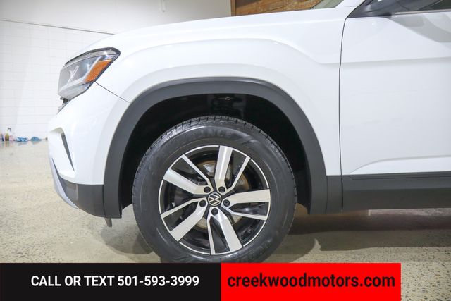 2021 Volkswagen Atlas SE 4Motion AWD 4x4 Leather Financing White CLEAN