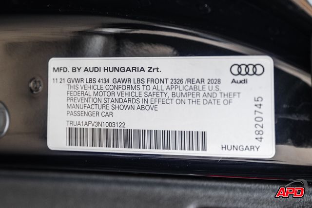 2022 Audi TTS 2.0T quattro