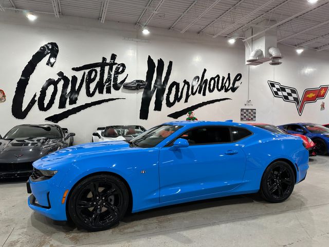 2022 Chevrolet Camaro Coupe 2LT, RS Pkg, Auto, Black Wheels, Rapid Blue | Dallas, Texas | Corvette Warehouse 2022 Chevrolet Camaro Coupe 2LT, RS Pkg, Auto, Black Wheels, Rapid Blue | Dallas, Texas | Corvette Warehouse