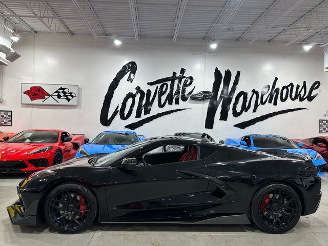2022 Chevrolet Corvette Coupe Z51, J6F, Red Belts Trak Splitter/Skirts 48k | Dallas, Texas | Corvette Warehouse 