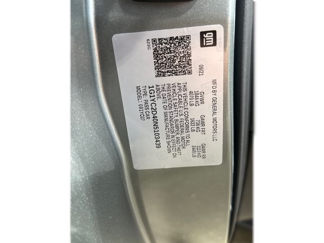 2022 Chevrolet CORVETTE STINGRAY 3LT 2022 Chevrolet CORVETTE STINGRAY 3LT