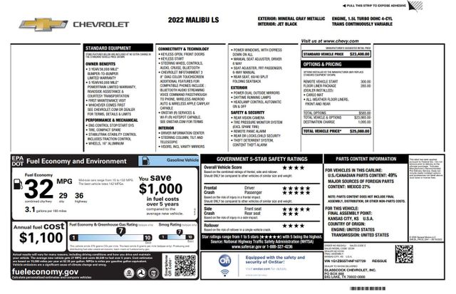 2022 Chevrolet Malibu LS | Addison, TX | Mr Car Guys 2022 Chevrolet Malibu LS | Addison, TX | Mr Car Guys