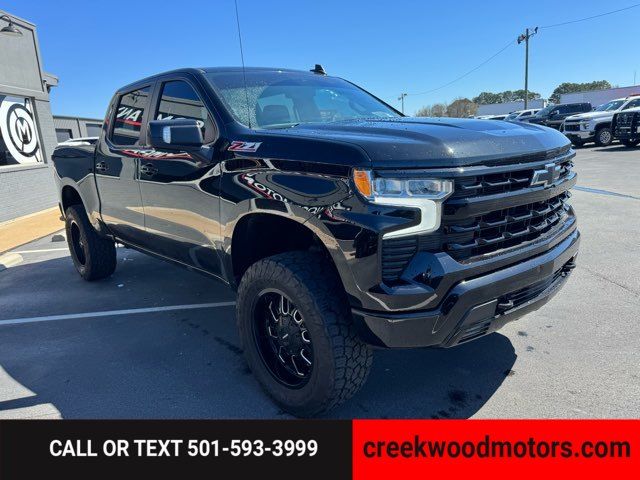 2022 Chevrolet Silverado 1500 RST 4x4 Crew Cab LIFTED Black 20s 1Owner Financing