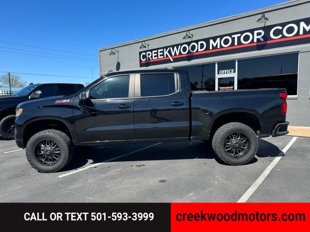 2022 Chevrolet Silverado 1500 RST 4x4 Crew Cab LIFTED Black 20s 1Owner Financing