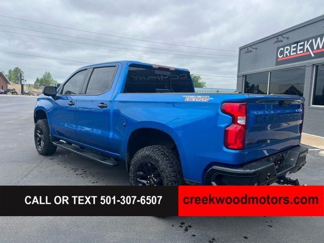 2022 Chevrolet Silverado 1500 LT Trail Boss 4x4 Crew Cab Sunroof Blue LEVELED 2022 Chevrolet Silverado 1500 LT Trail Boss 4x4 Crew Cab Sunroof Blue LEVELED