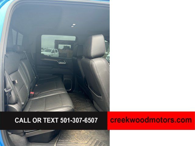 2022 Chevrolet Silverado 1500 LT Trail Boss 4x4 Crew Cab Sunroof Blue LEVELED 2022 Chevrolet Silverado 1500 LT Trail Boss 4x4 Crew Cab Sunroof Blue LEVELED
