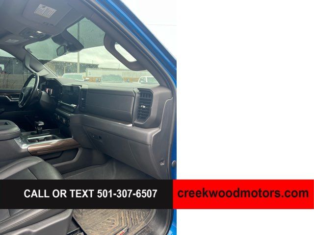 2022 Chevrolet Silverado 1500 LT Trail Boss 4x4 Crew Cab Sunroof Blue LEVELED