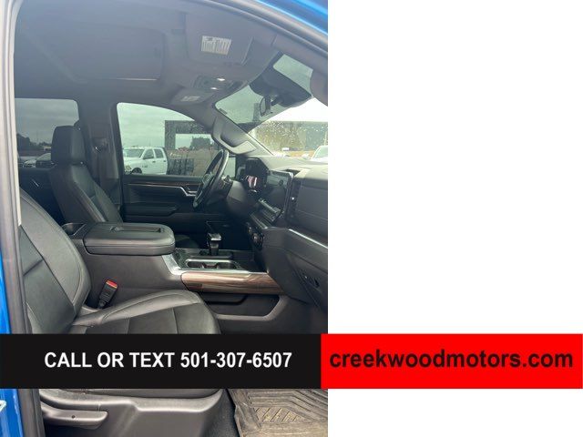 2022 Chevrolet Silverado 1500 LT Trail Boss 4x4 Crew Cab Sunroof Blue LEVELED