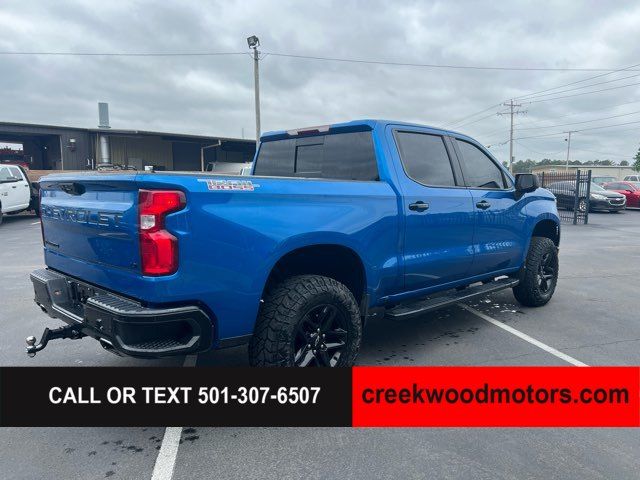 2022 Chevrolet Silverado 1500 LT Trail Boss 4x4 Crew Cab Sunroof Blue LEVELED
